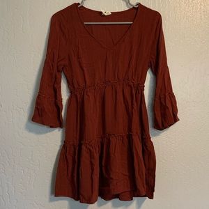 Sky and sparrow tunic